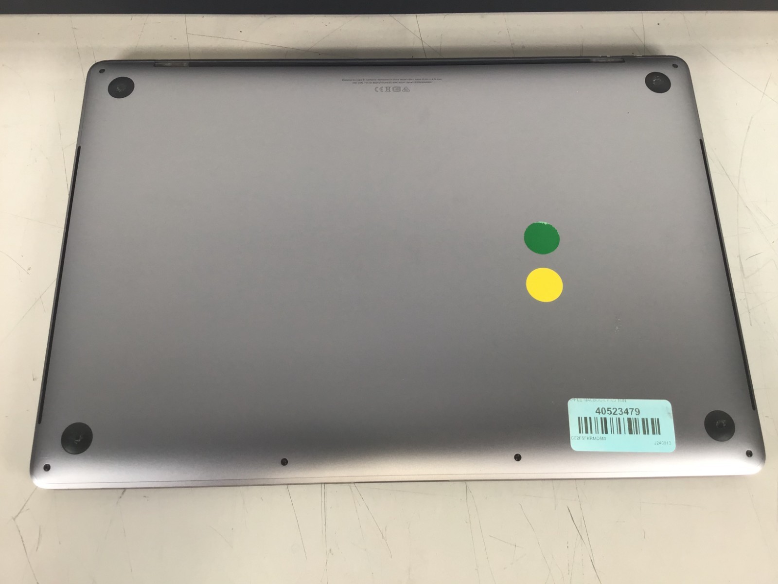 Lot of 2 Apple MacBook Pro 16″ A2141 i7-9750H 2.6GHz 16GB RAM 500B NVMe Gray~ II