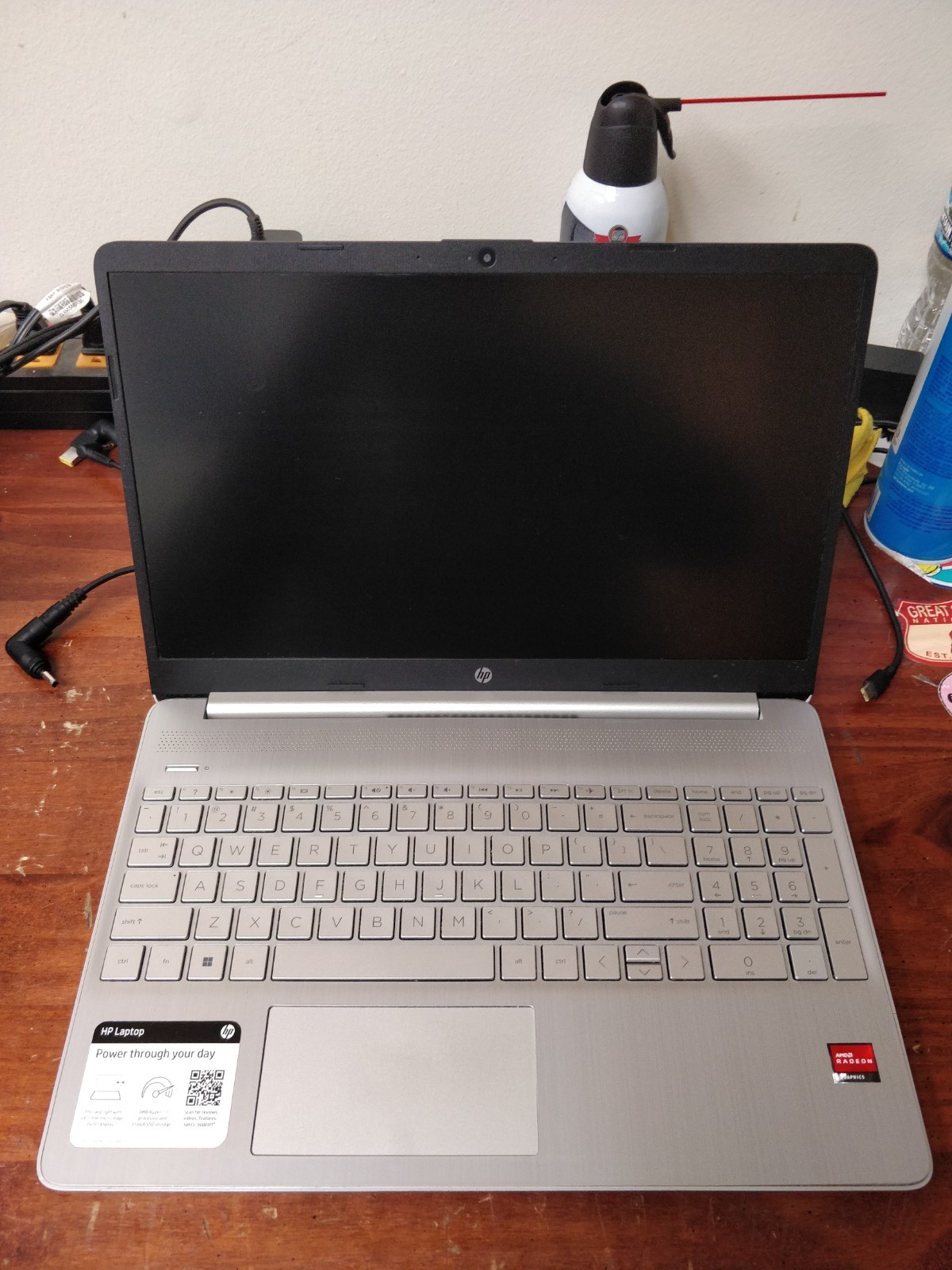 HP 15-EF1082NR AMD Ryzen 3 3250U@2.60GHz 8GB RAM NO DRIVE PARTS 8732