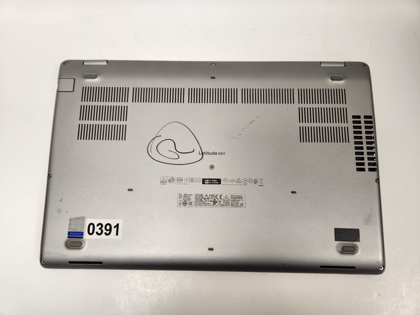 Dell Latitude 5511 Core i5-10400H, 16GB RAM, 256GB SSD, Win11 PRO *READ #0391