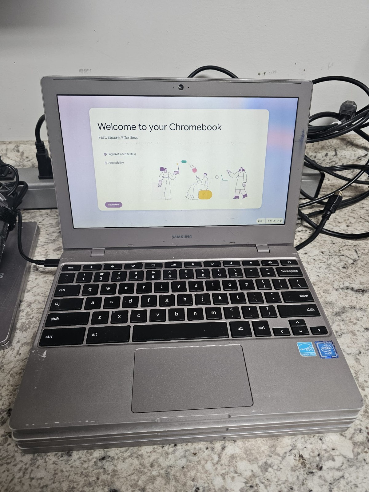 5 Samsung Chromebook 4 XE310XBA 11.6 Intel Celeron Chrome OS Working School 6129