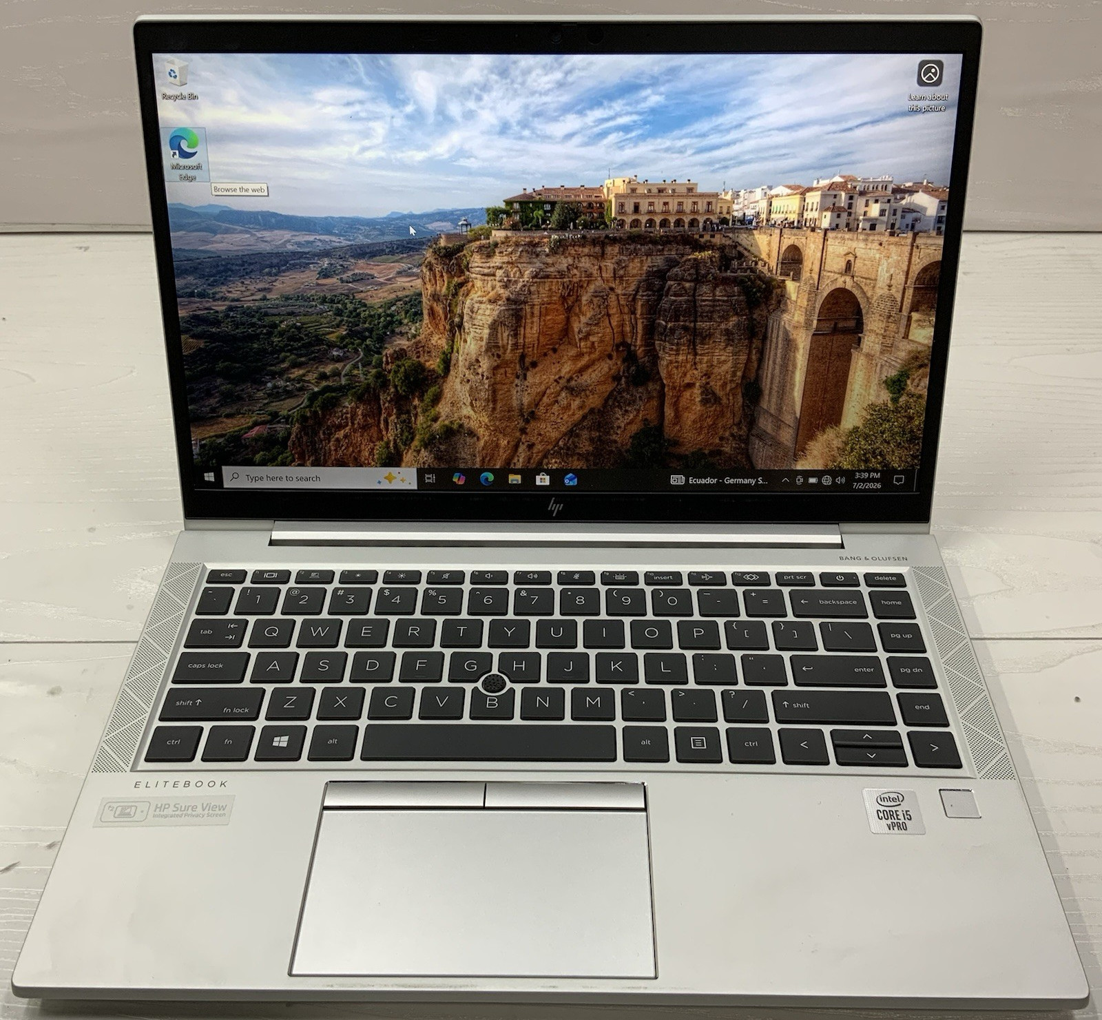HP EliteBook 840 G7 14″ Intel i5-10310U 16GB DDR4 256GB NVMe | Windows 10 Pro