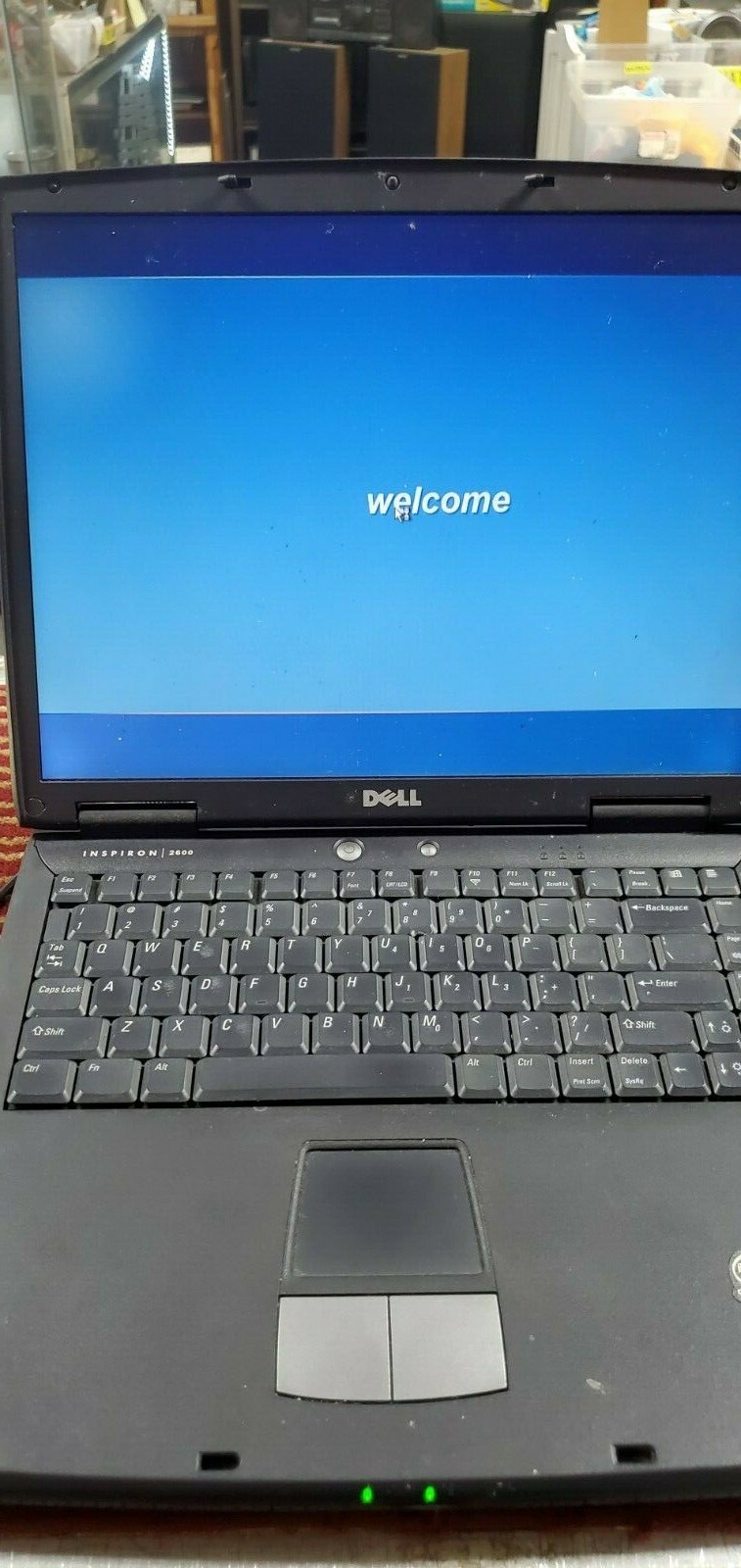 Dell Inspiron 2600/PP04L WIN XP- For Parts or Repair – No A/C cord (FC75-T-G464)