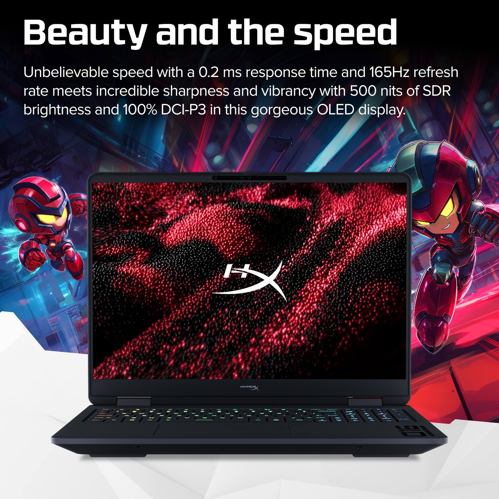 HyperX – OMEN 16″ 165Hz 2.5K OLED Gaming Laptop – AMD Ryzen 9 8940HX (2025) -…