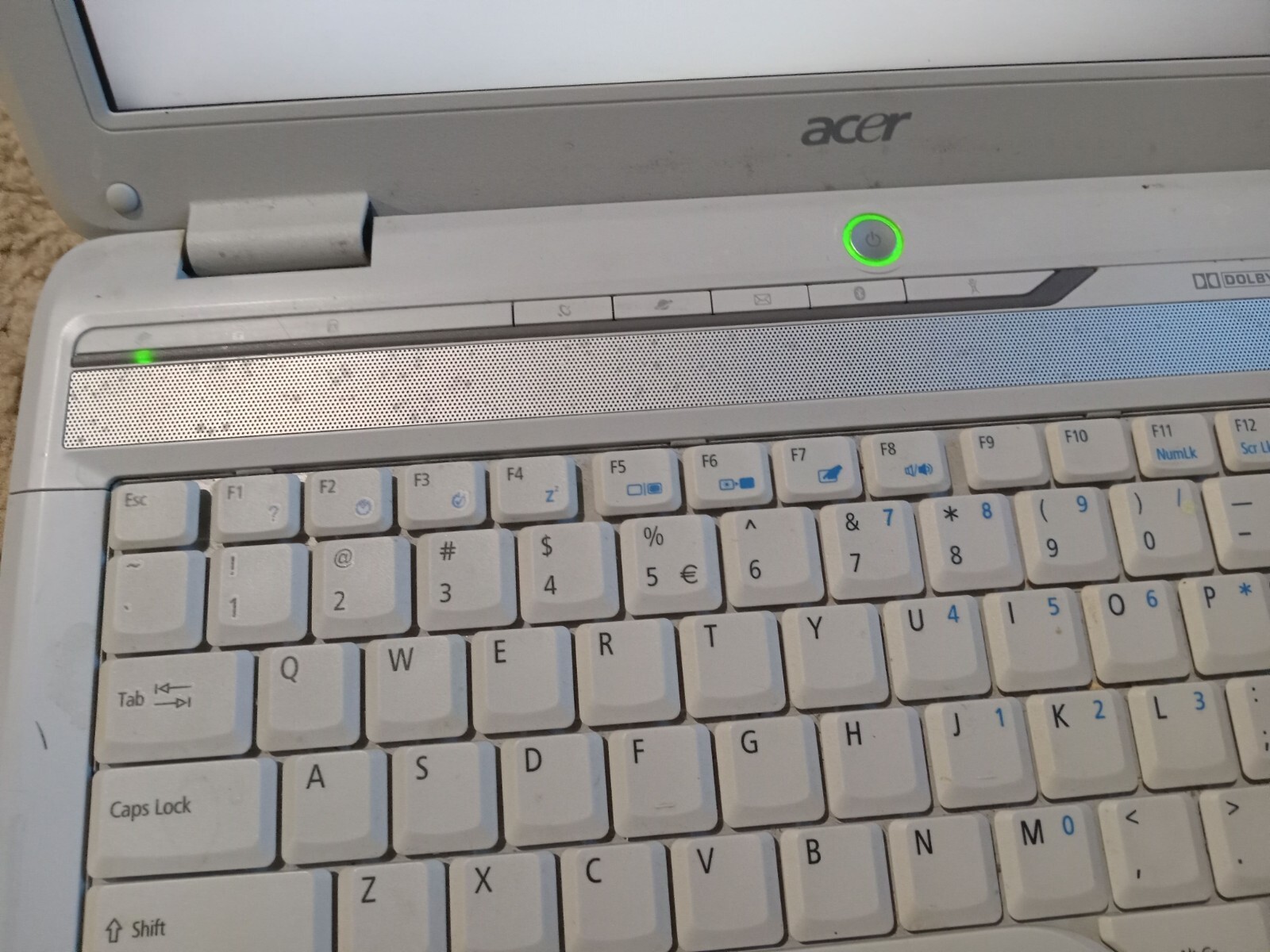 ACER Aspire 4520 AMD Turion 64 X2 Laptop for Parts or Repair