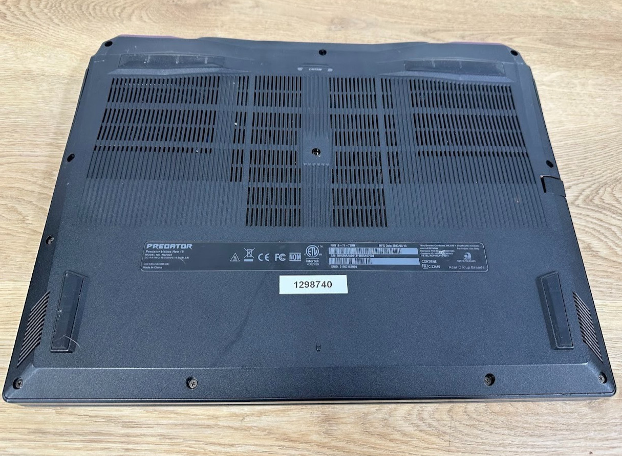 Acer Predator Helios Neo 16, Core i7 13700HX, 16GB DDR5, RTX 4050Ti, 512GB SSD
