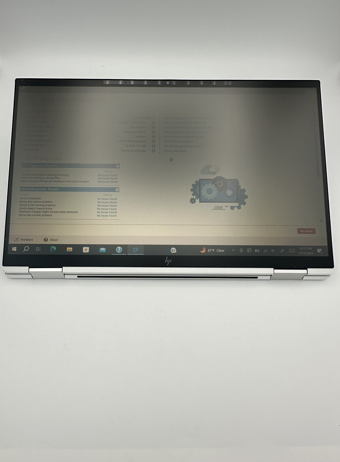 HP EliteBook x360 1040 G7 14″ (256GB SSD, Intel Core i5 10th Gen., 1.70 GHz,…