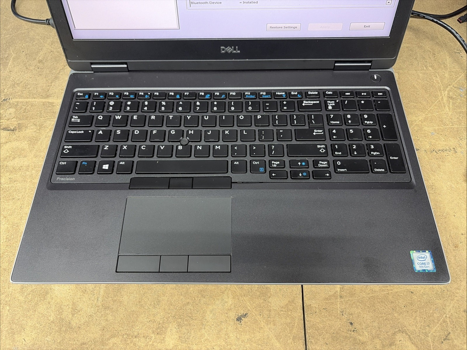 Dell Precision 7540 15.6″ FHD i7-9850H 16GB RAM T2000 No Battery/OS/SSD
