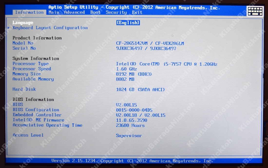 Panasonic Toughbook CF-20 – 1.1GHz 8GB RAM 1TB SSD HD Win 11 Pro LTE GPS