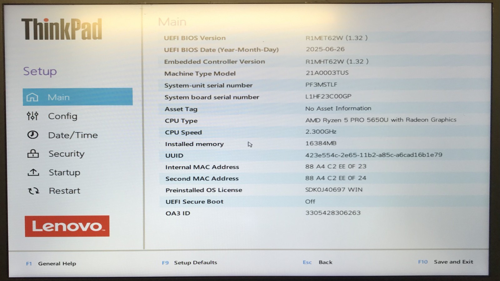 Lenovo ThinkPad P14s Gen 2a 14″ Laptop Ryzen 5 PRO 5650U 16GB RAM 1TB NVMe As Is
