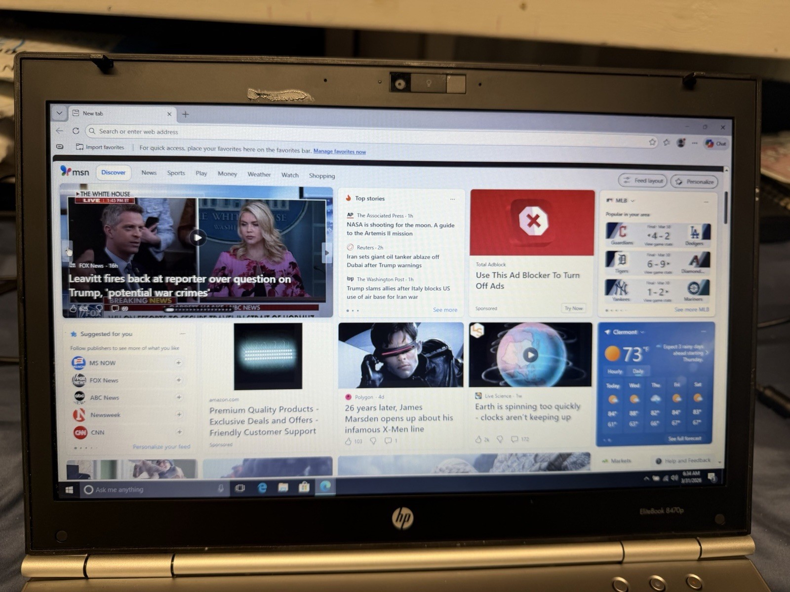 HP Elitebook 8460p laptop