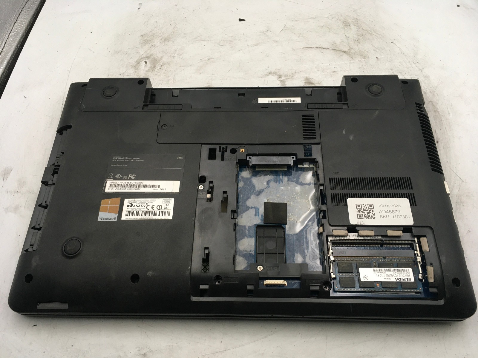 SAMSUNG NP365E5C – BOOTS TO BIOS – AMD A6 4400M – 2GB RAM – 15″ – NO OS -READ-BB