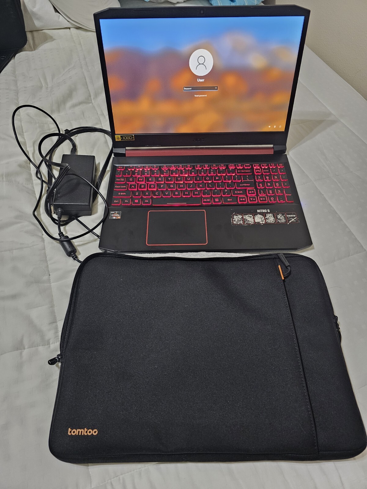 Acer Nitro 5 15.6″ GTX 1650 AMD Ryzen 5 3550h Quad Core Gaming Laptop PC 265GB