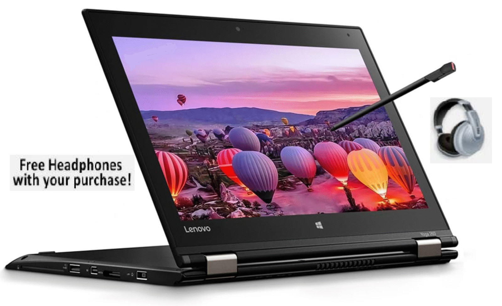 Lenovo ThinkPad Yoga 260 12″ i7 8GB 256GB Windows/Linux/Android/GoogleTV* Office