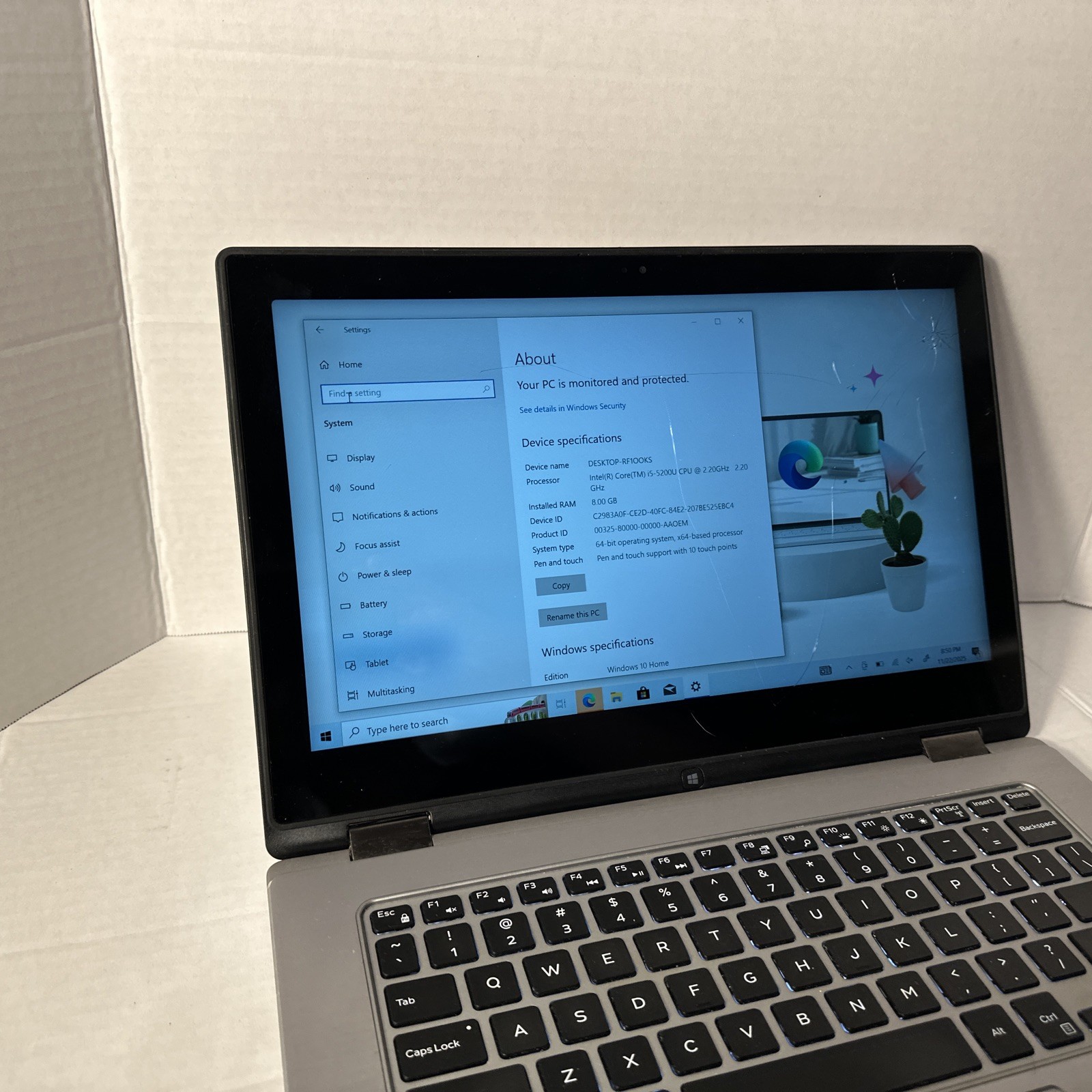 Dell Inspiron 13-7353 13.4″ i5-5200u 2.20Ghz 8GB RAM 500gb !!READ!
