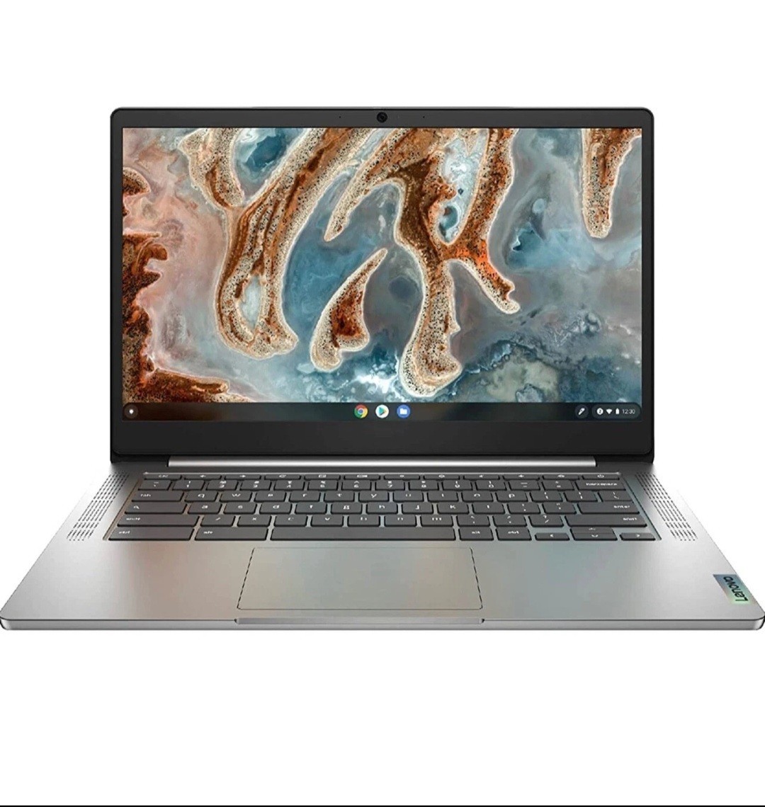 Lenovo Chromebook 14″ Intel Celeron Laptop Chrome OS Gray, Wi‑Fi Webcam