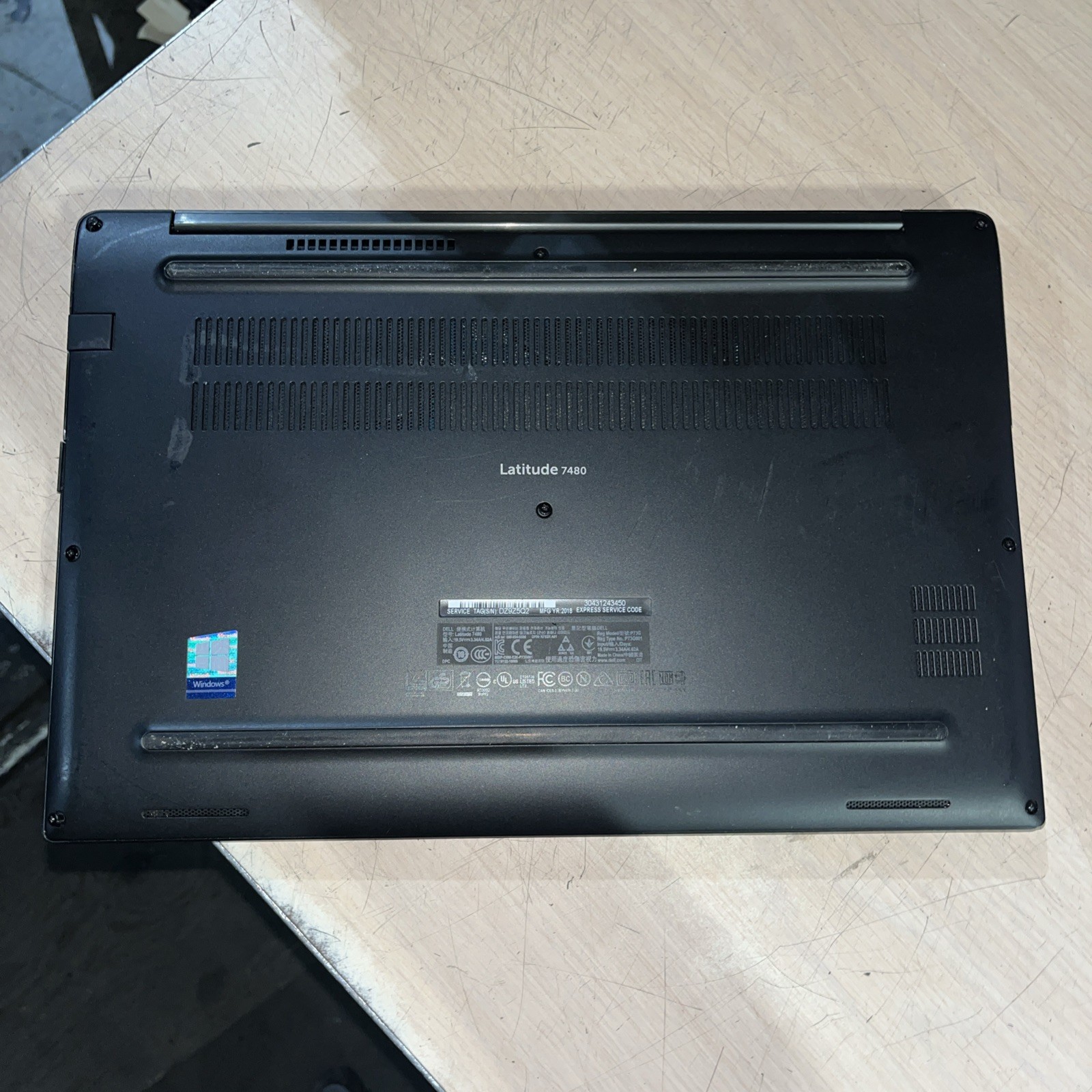 DELL LATITUDE 7480 INTEL CORE I7-7600U 8GB RAM NO HD –