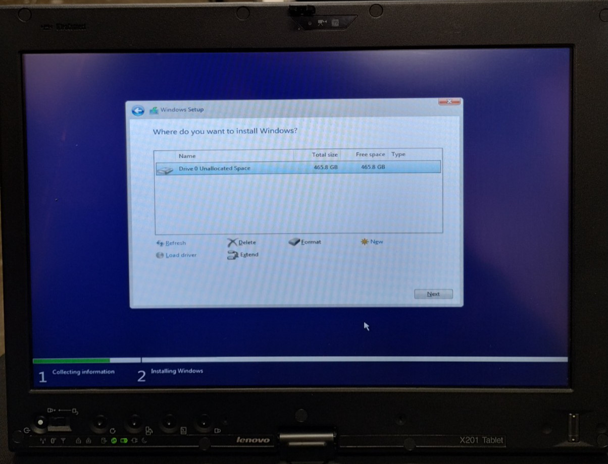 Lenovo Thinkpad X201 12.1″ Tablet Laptop i7-L640 4GB RAM 500GB Boots/Bios H4092
