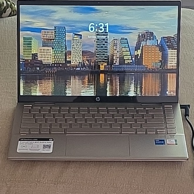HP Pavilion x360 14m-dy0xxx Intel Core i5 14in Win11 Silver + Carry Case