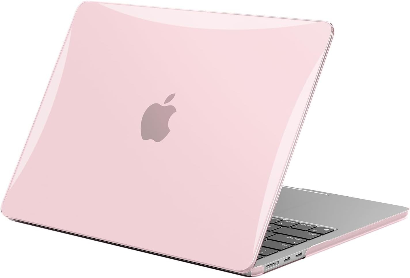 Case for MacBook Air 13 inch M5 2026-2022 M4 M3 M2 A3449 A3240 A3113 A2681, Pink