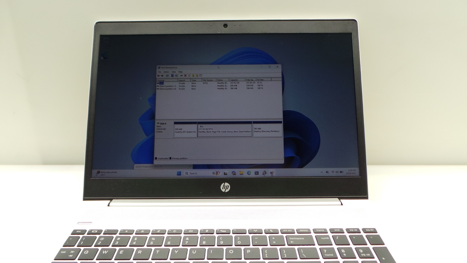 HP ProBook 455 G6 | 15.6″ | AMD Ryzen 5 2500U | 8GB RAM 256GB NVMe | WIN 11 PRO