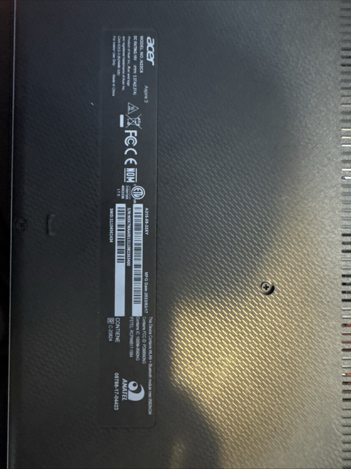 Acer Aspire 3 15.6″ (256GB SSD, Intel Core i5-1235U, 4.40GHz, 8GB) Laptop…
