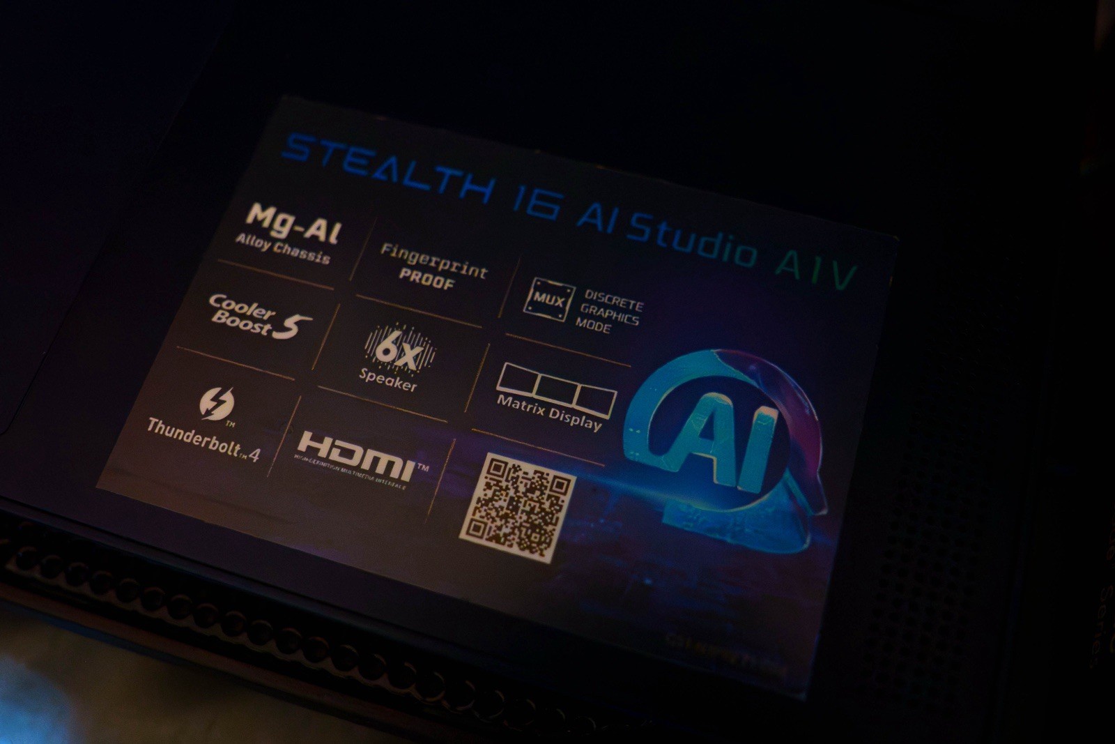 MSI Stealth 16 AI Studio | Core Ultra 9 | 32GB RAM | 1TB SSD |