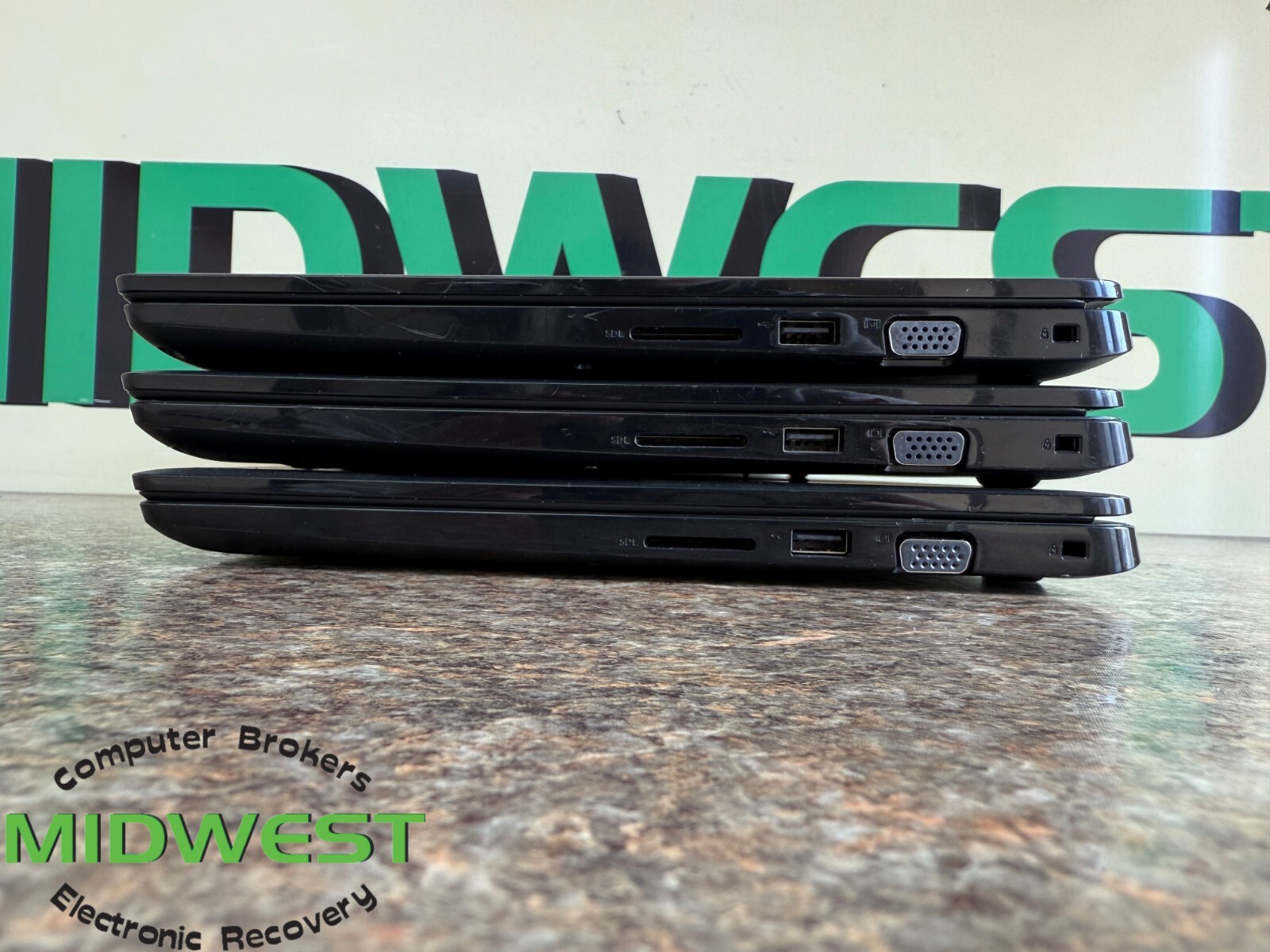 (Lot of 3) Dell Latitude 3400 i5-8265U 1.6/1.8GHz 4/8GB RAM/No OS/HDD(For Parts)
