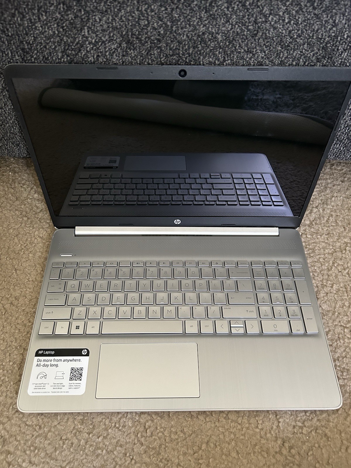 HP 15-dy2046nr 15.6″ Intel Core i3 11th Gen Laptop UNTESTED Parts Repair