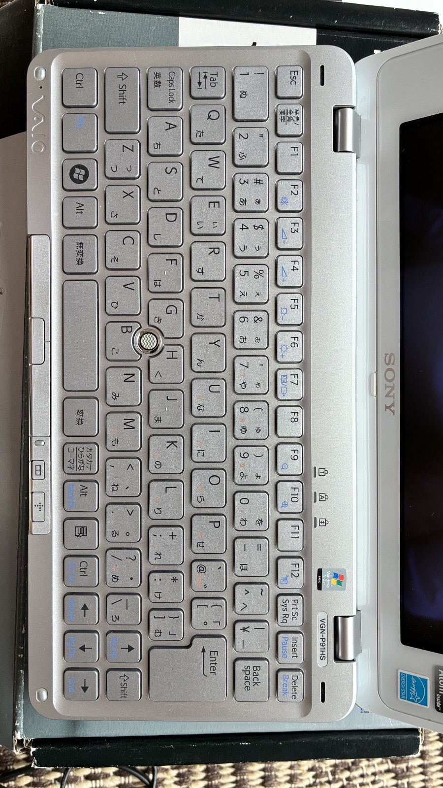 Sony Vaio P VGN-P91HS Japanese Import Complete Boxed