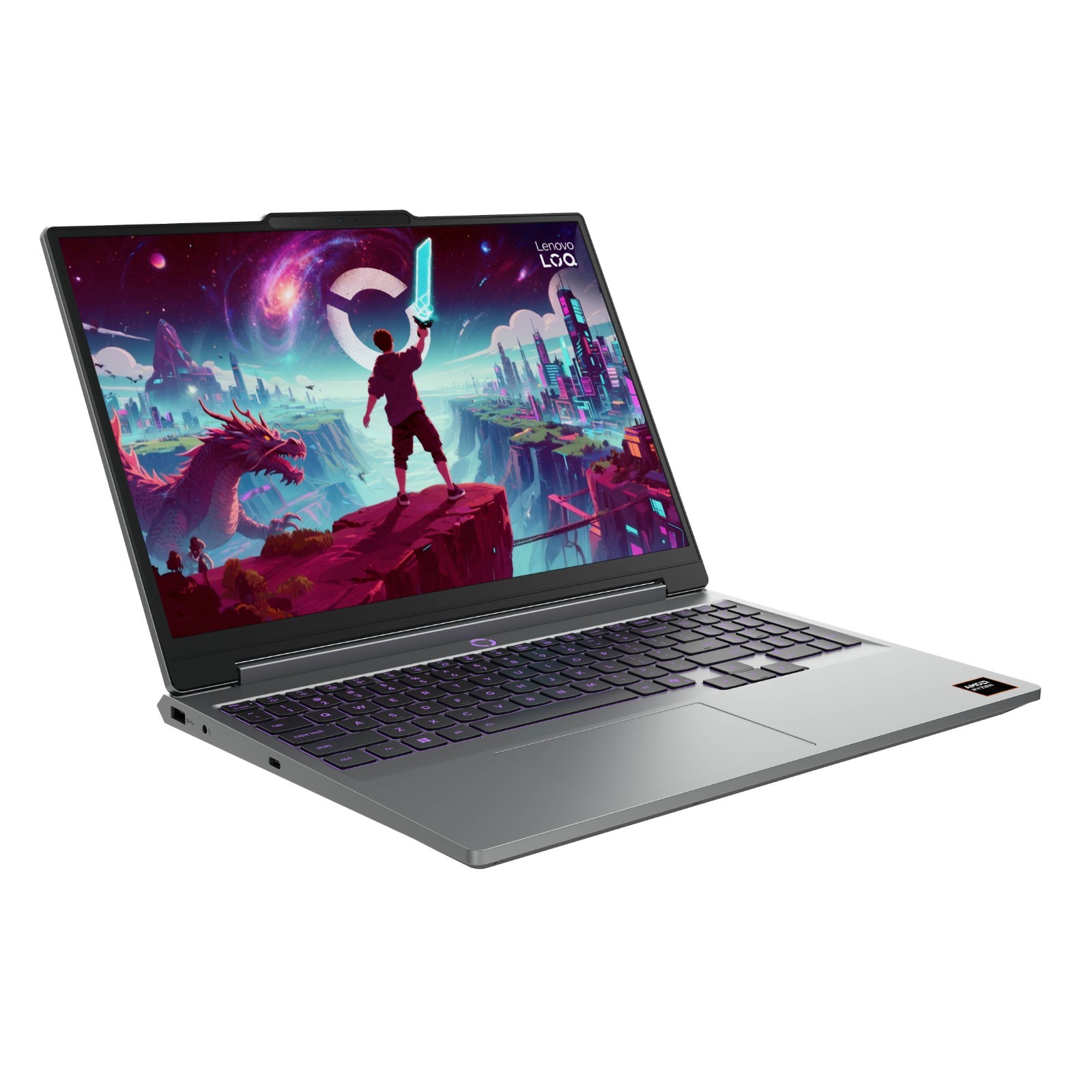 Lenovo LOQ 15.3 WUXGA 165Hz AMD Ryzen 7 250 RTX 5060 AI Laptop 16GB RAM 512GBSSD