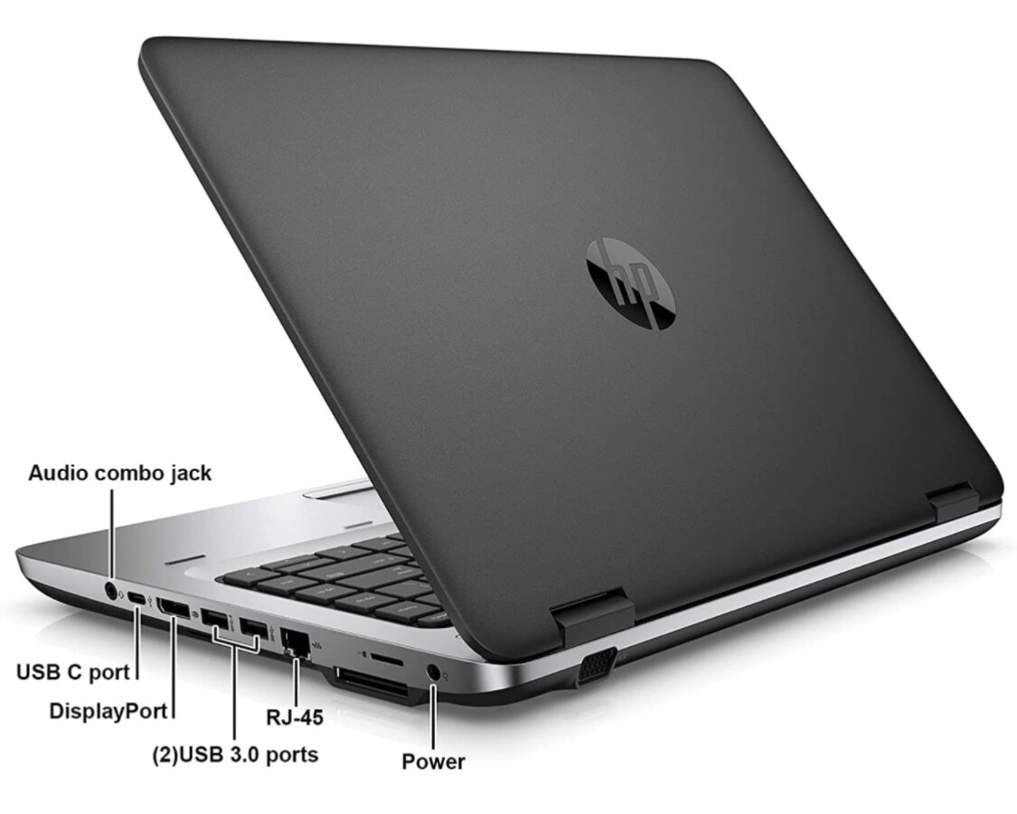 HP ProBook 640 G3 14″ (256GB SSD, Intel Core i5 7th Gen., 3.1GHz, 8GB)…