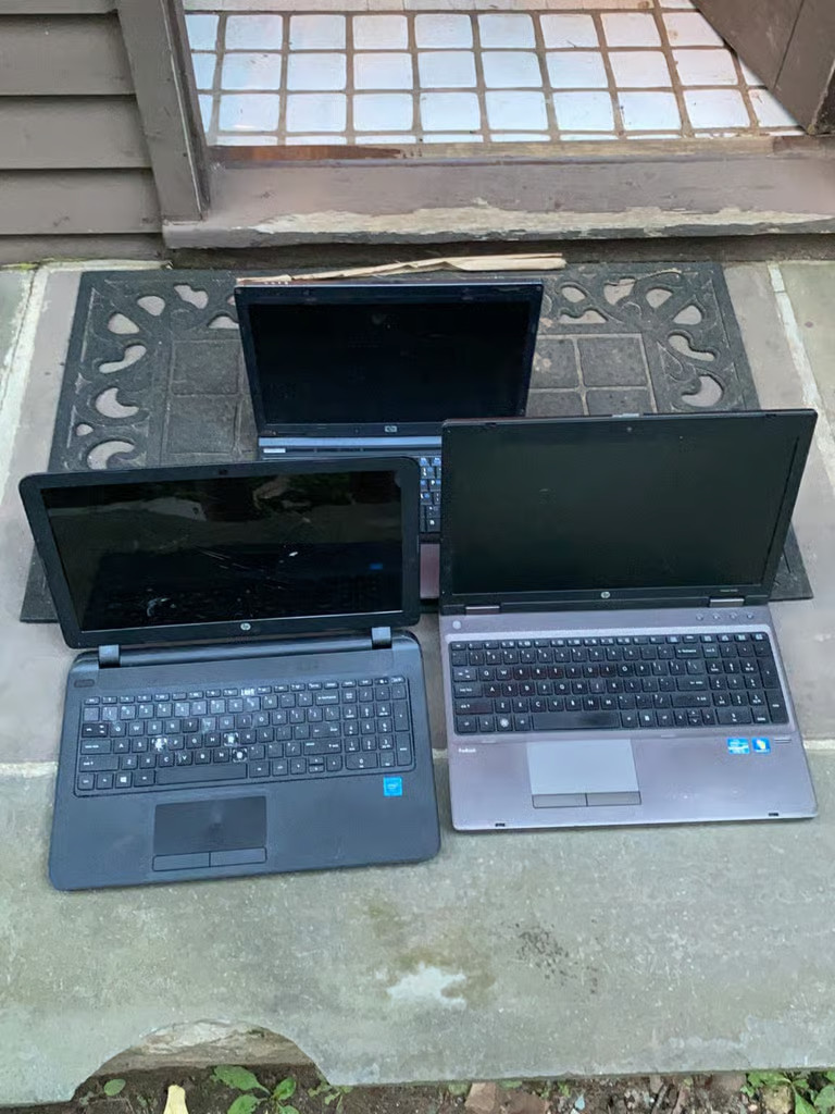 3x HP Laptop Lot – 15-f233wm, 6910p & 6560b | Untested | For Parts | As-Is