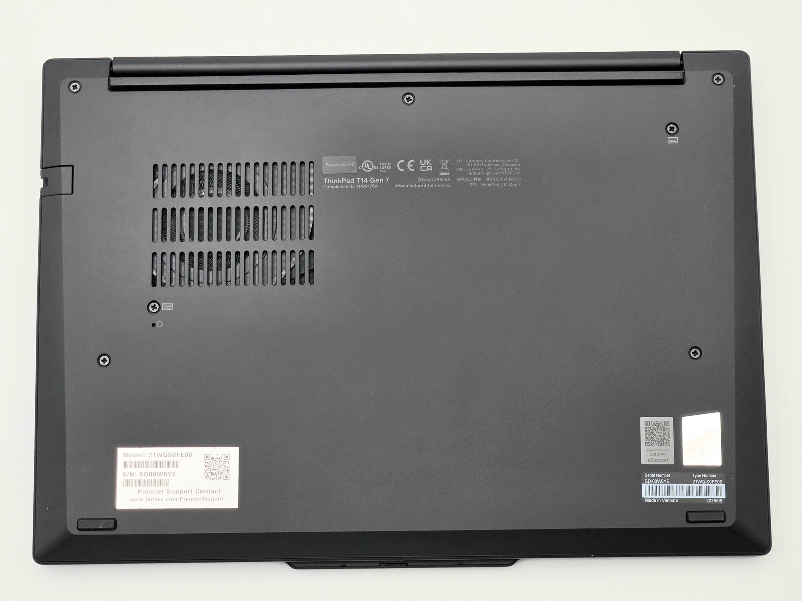 Lenovo ThinkPad T14 Gen 7 14″ FHD+ ULTRA 7 365 512GB SSD 32GB W11P Warranty