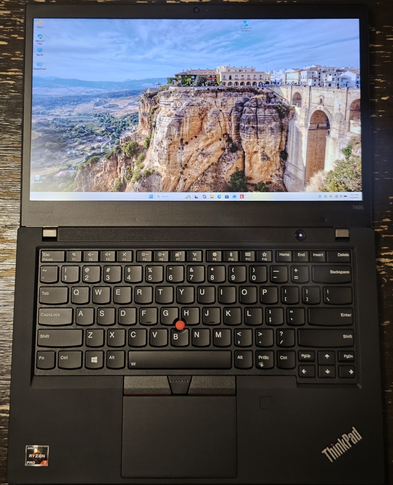 ThinkPad T495 Ryzen 7 Pro/ Radeon Vega Graphics 24GB RAM 512GB SSD WIN 11/Webcam