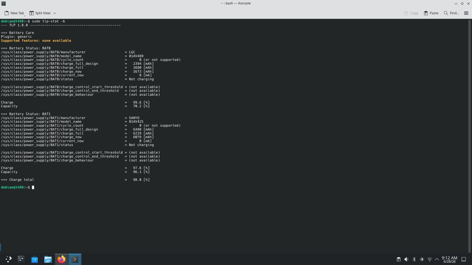 Libreboot ThinkPad T480 i5-8250U 16GB 500GB NVMe Linux Privacy Laptop coreboot