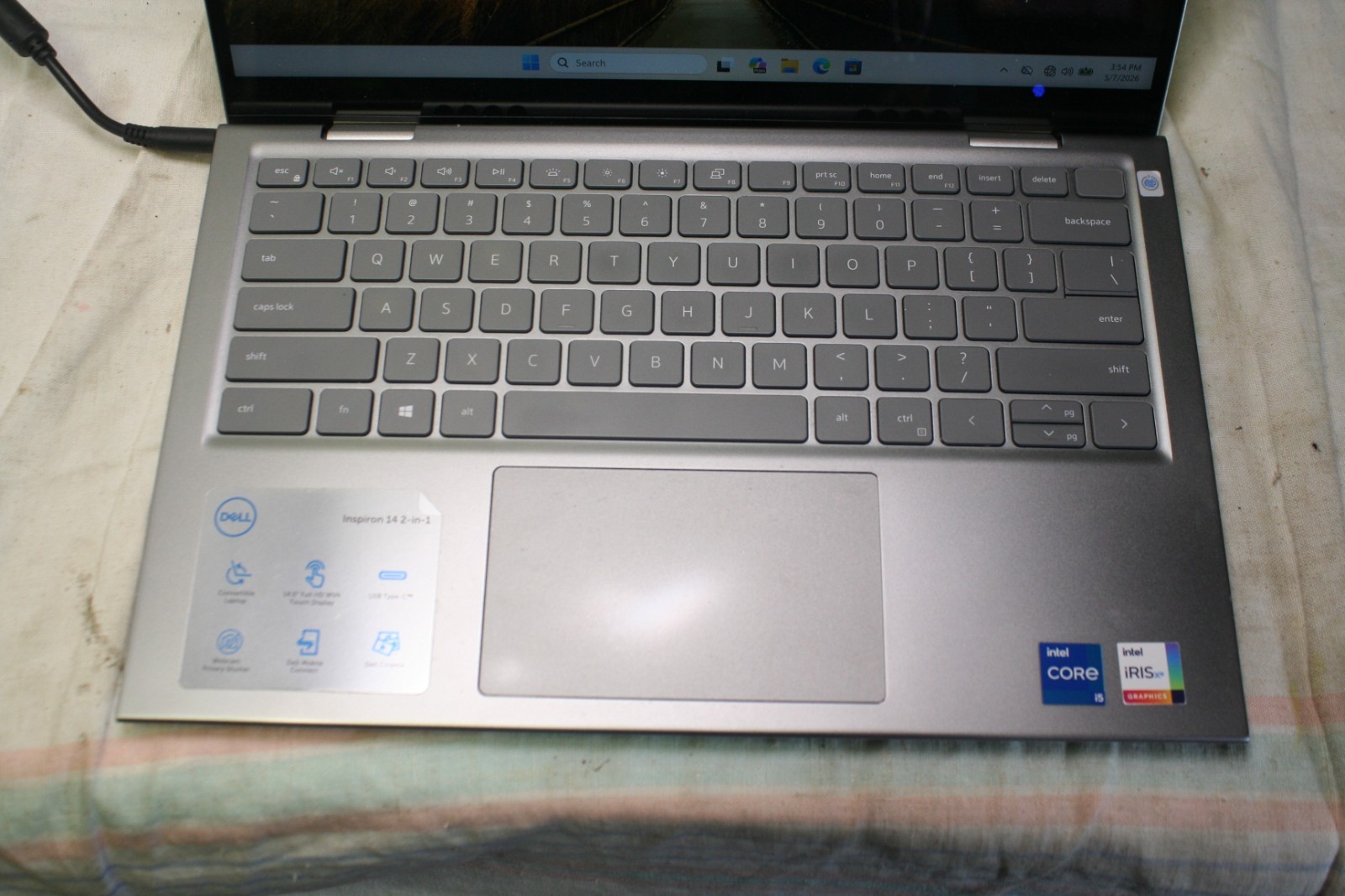 Dell Inspiron 5410 2-IN-1 14″ i5-1135G7 2.4GHz 16GB RAM 512GB Nvme Touch