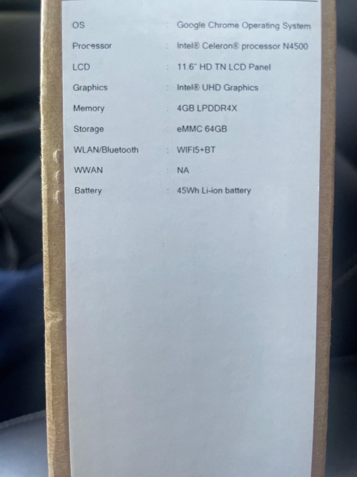 New 11.6 in Gateway Chromebook Laptop
