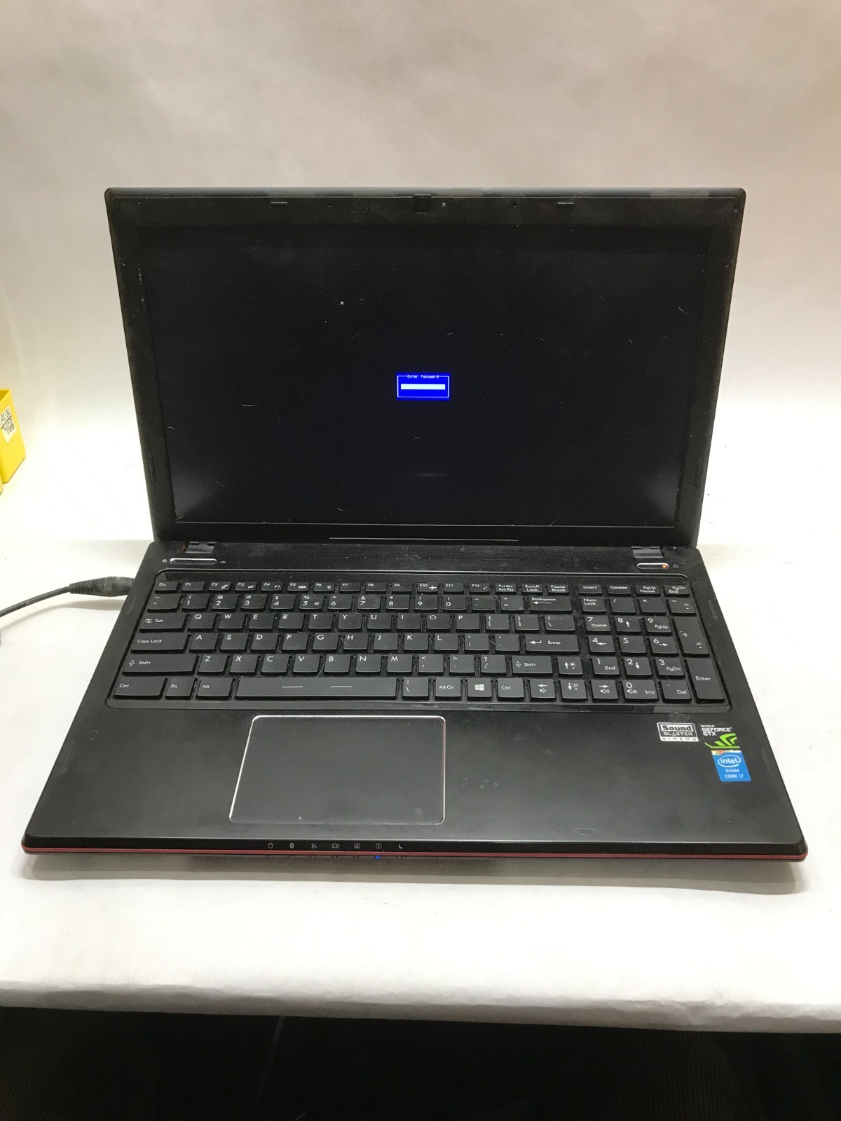 CyberPowerPC MSI ms-16gc 15″ Intel Core i7 4GB RAM NO HDD/OS BIOS LOCK READ – DW