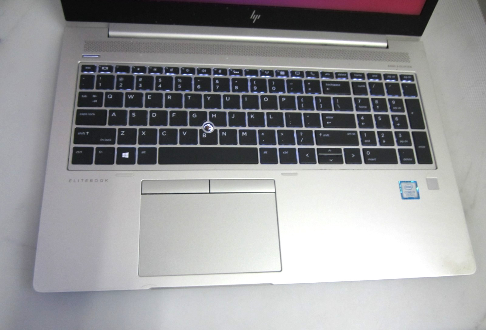 HP EliteBook 850 G5 I7-7500U 2.70GHZ 16GB 512GB M2SSD UBUNTU LAPTOP + AC READ