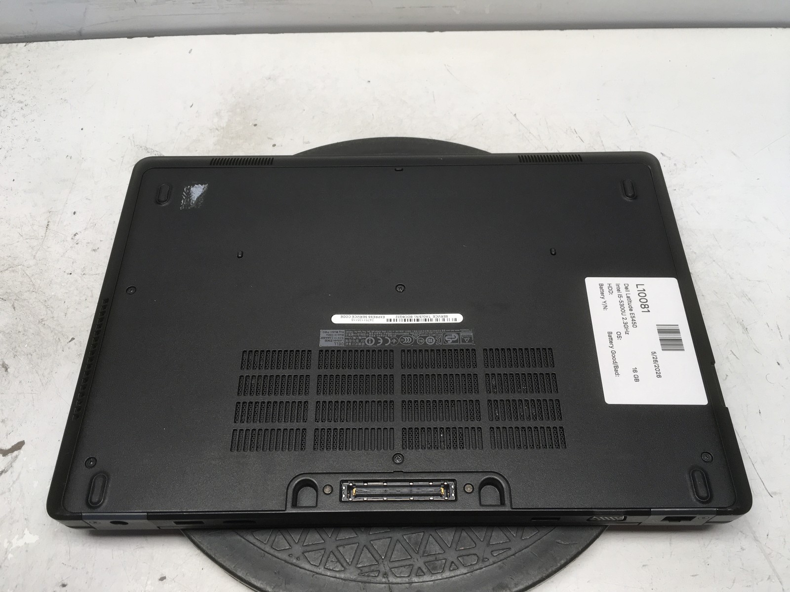 Dell Latitude E5450 Intel i5-5300U 2.3GHz 16 GB NO HDD No Batt