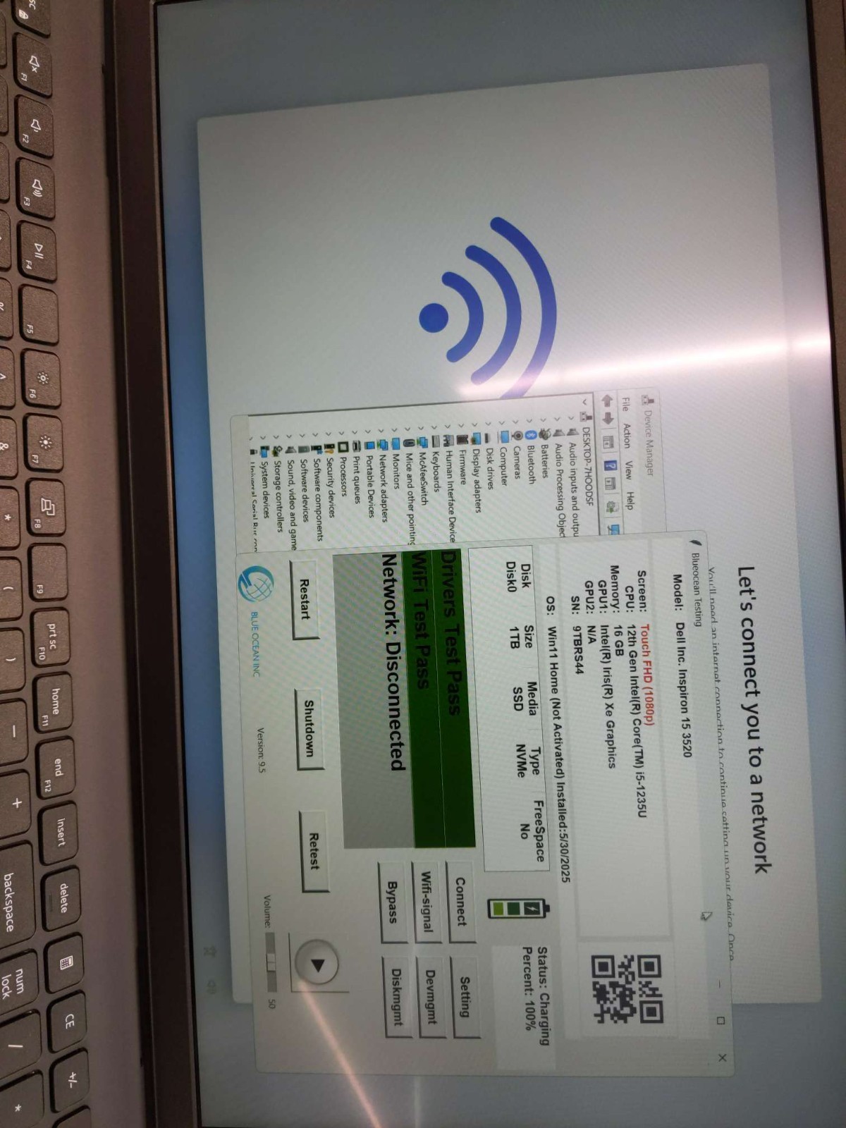 (Custom:16G+1TSSD)Dell Inspiron 15 3520 15.6″ Touch Display Core i5-1235U