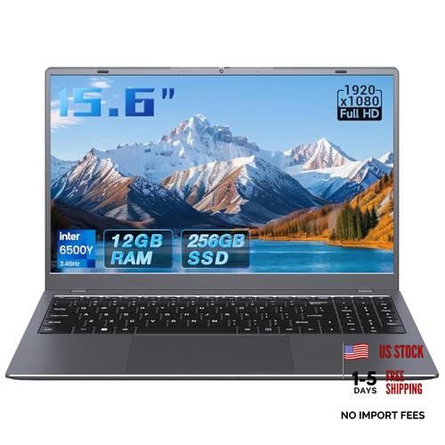 2026 Laptop Computer, 15.6″ FHD IPS Display, Pentium Gold 6500Y 256 GB
