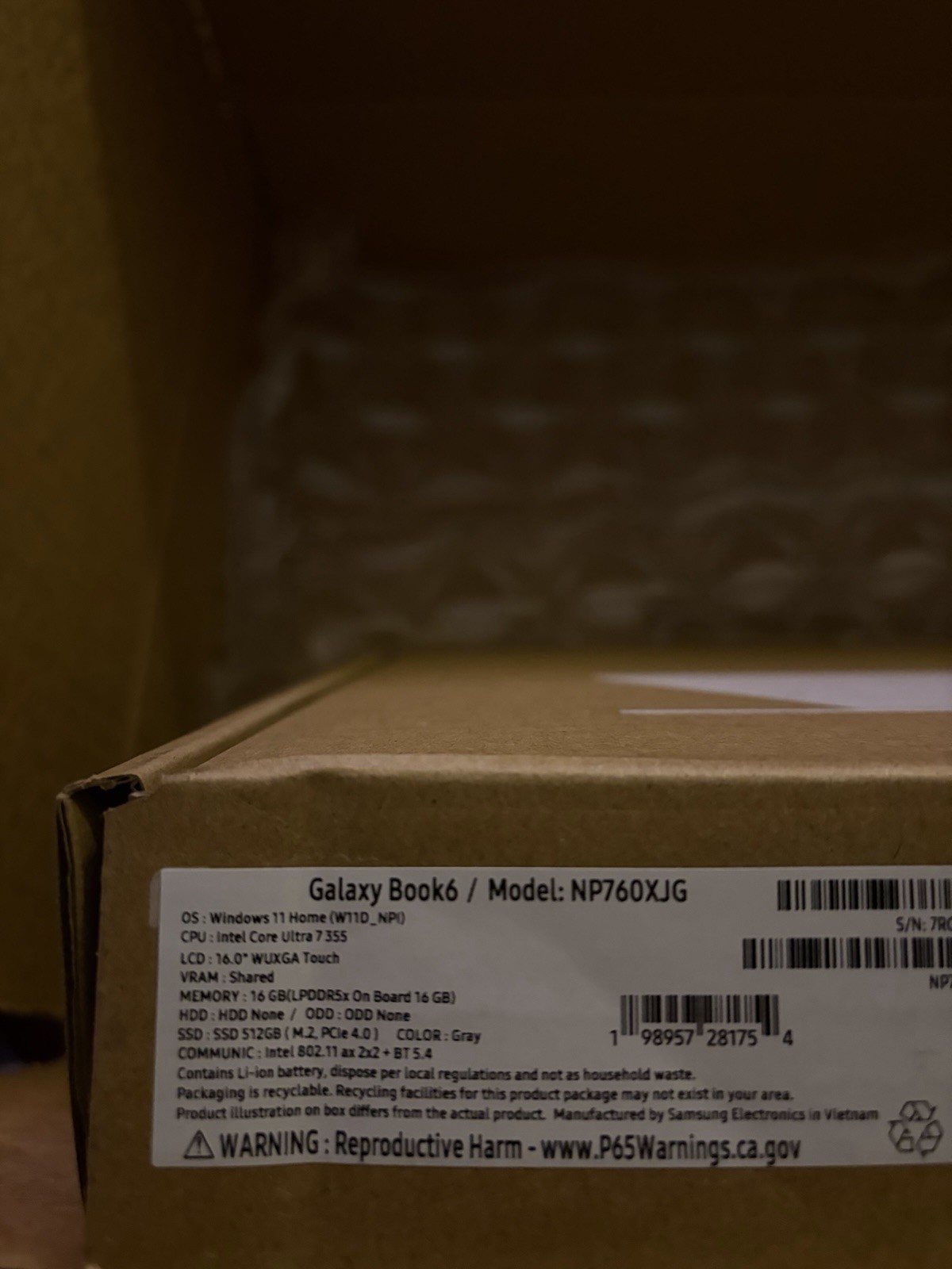 NEW Samsung Galaxy Book6 Copilot+ PC 16″ IPS Core Ultra 7 355 Touch Laptop