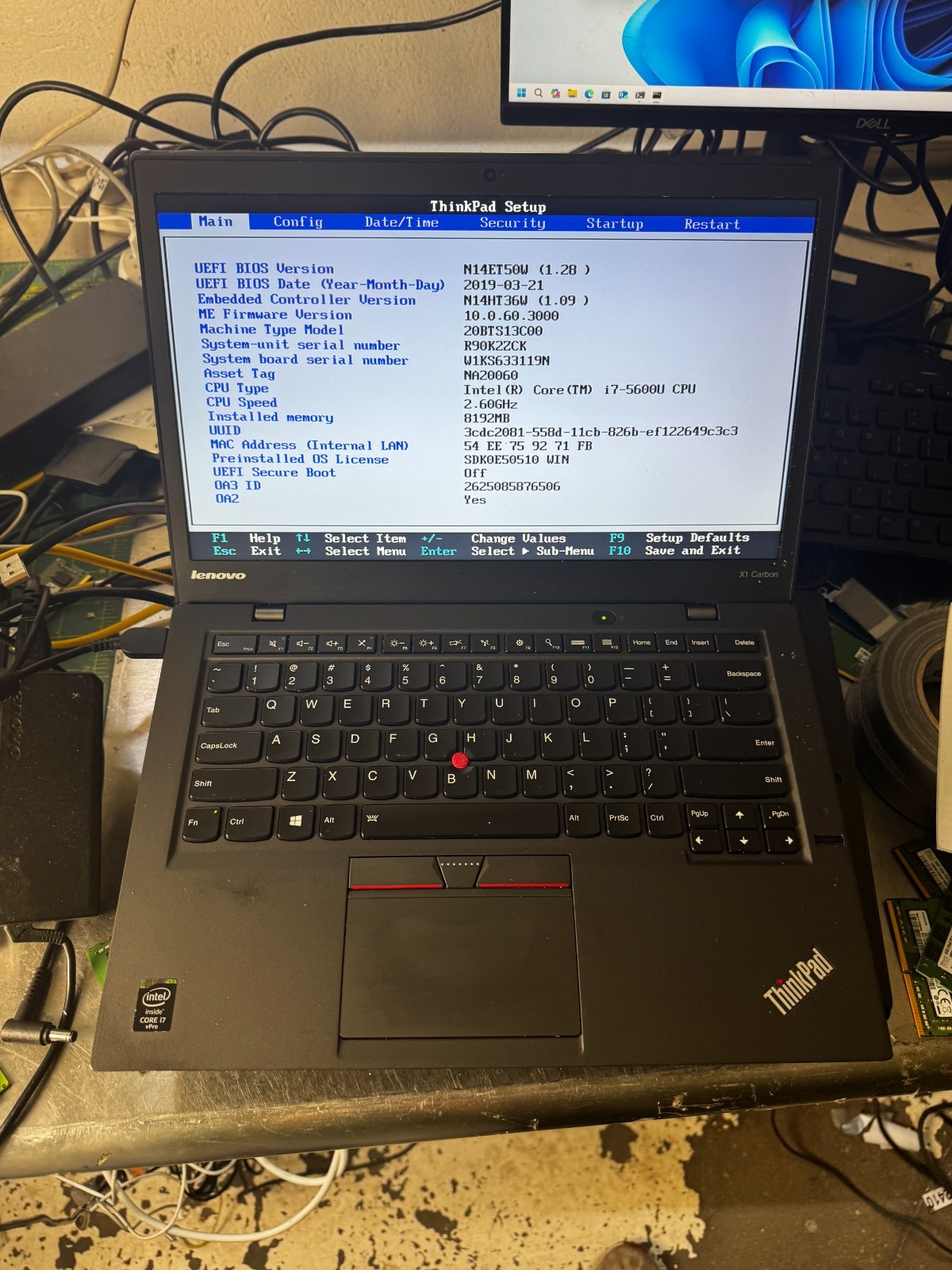 Lenovo ThinkPad X1 Carbon 3rd Gen Core i7-5600U, 8GB RAM 14″ Laptop *READ #6079