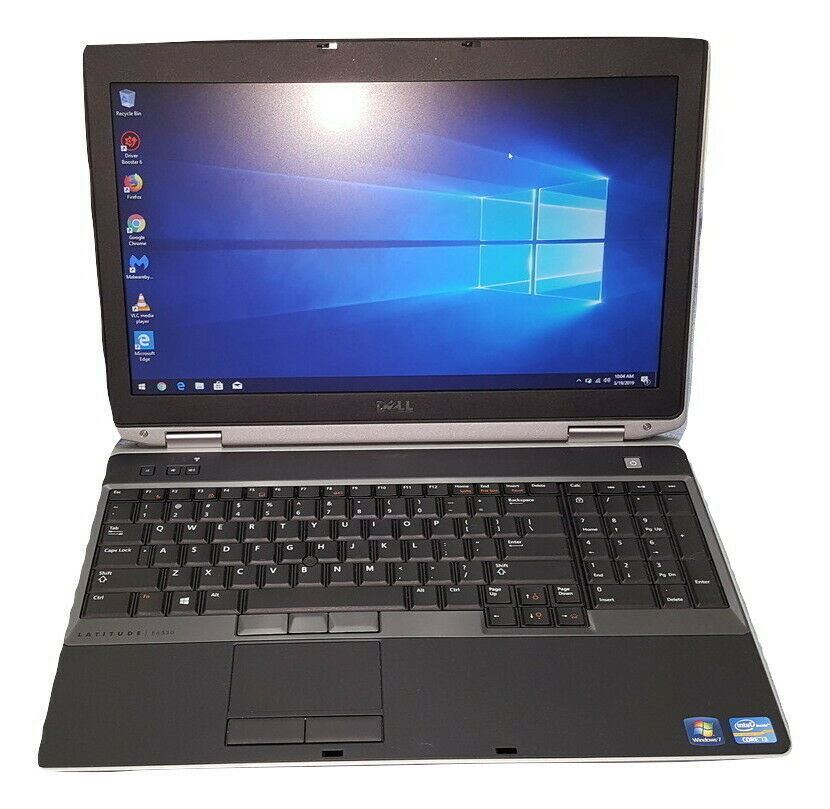 15″ Win 10 Laptop- Dell Latitude e6530, Intel i5, 8GB or 16GB RAM, Solid State