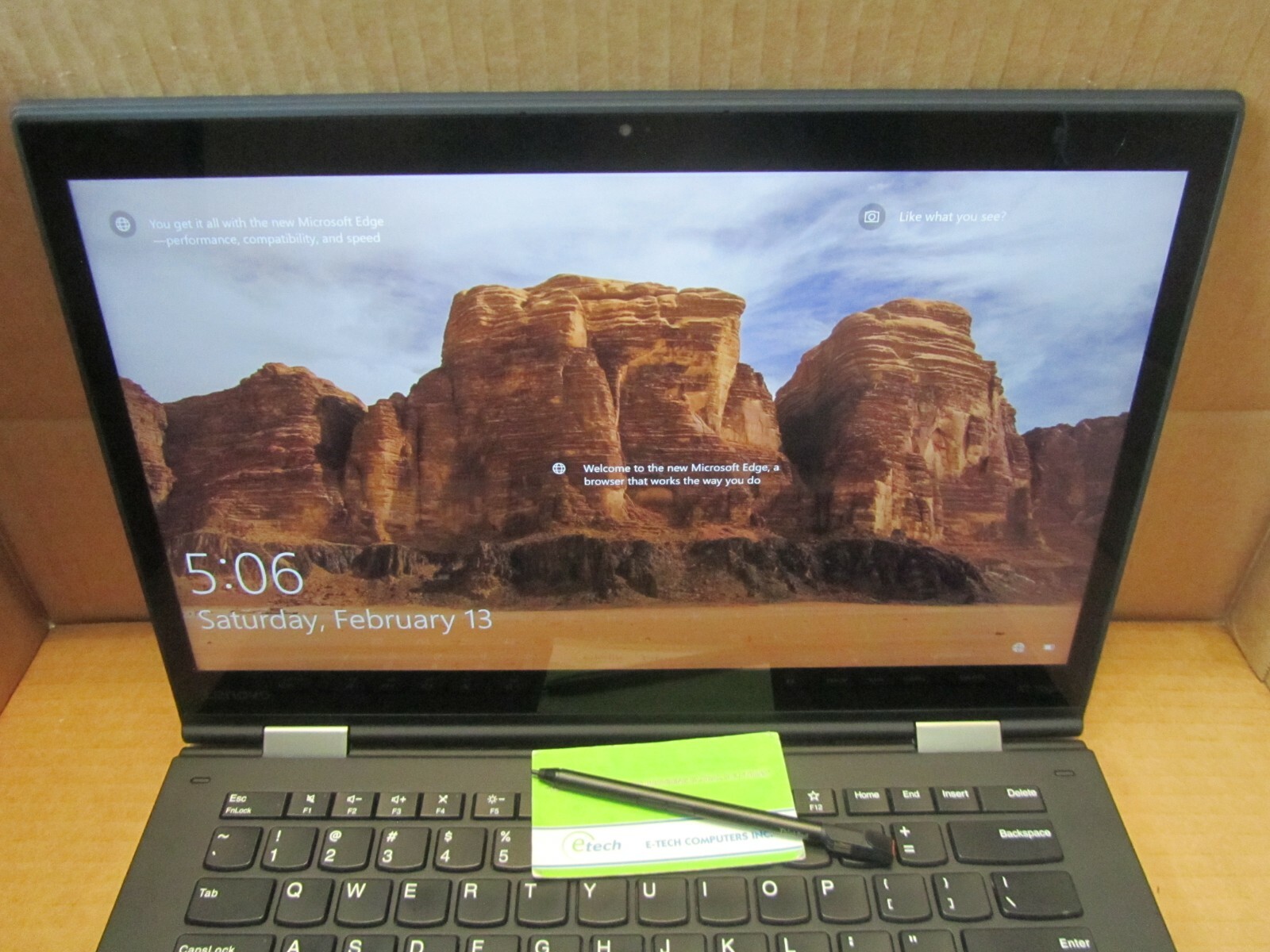 ThinkPad X1 Yoga 2nd Gen i5-7300U 8GB RAM 256GB SSD, 14″ WQHD 2560×1440 Touch