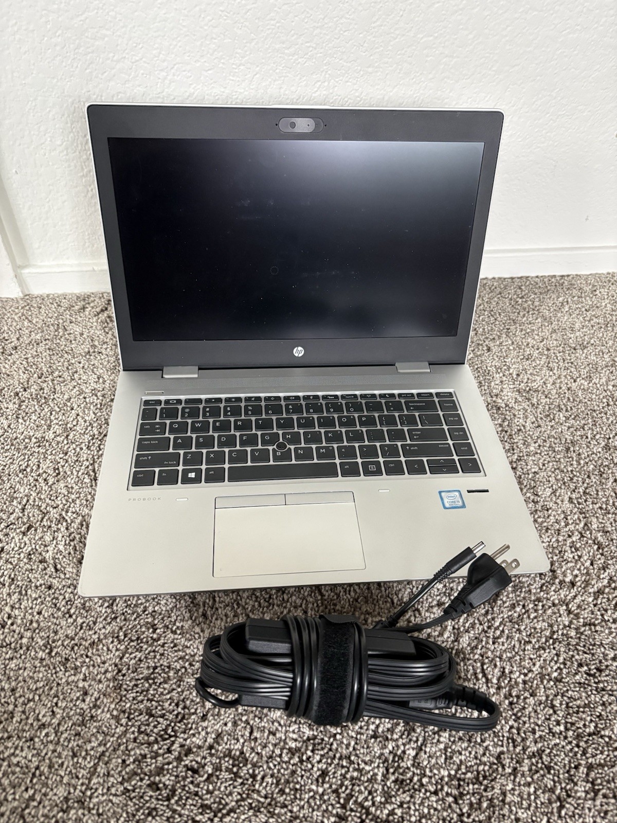 HP Silver Notebook Laptop Windows Integrated Graphics Built-in Webcam