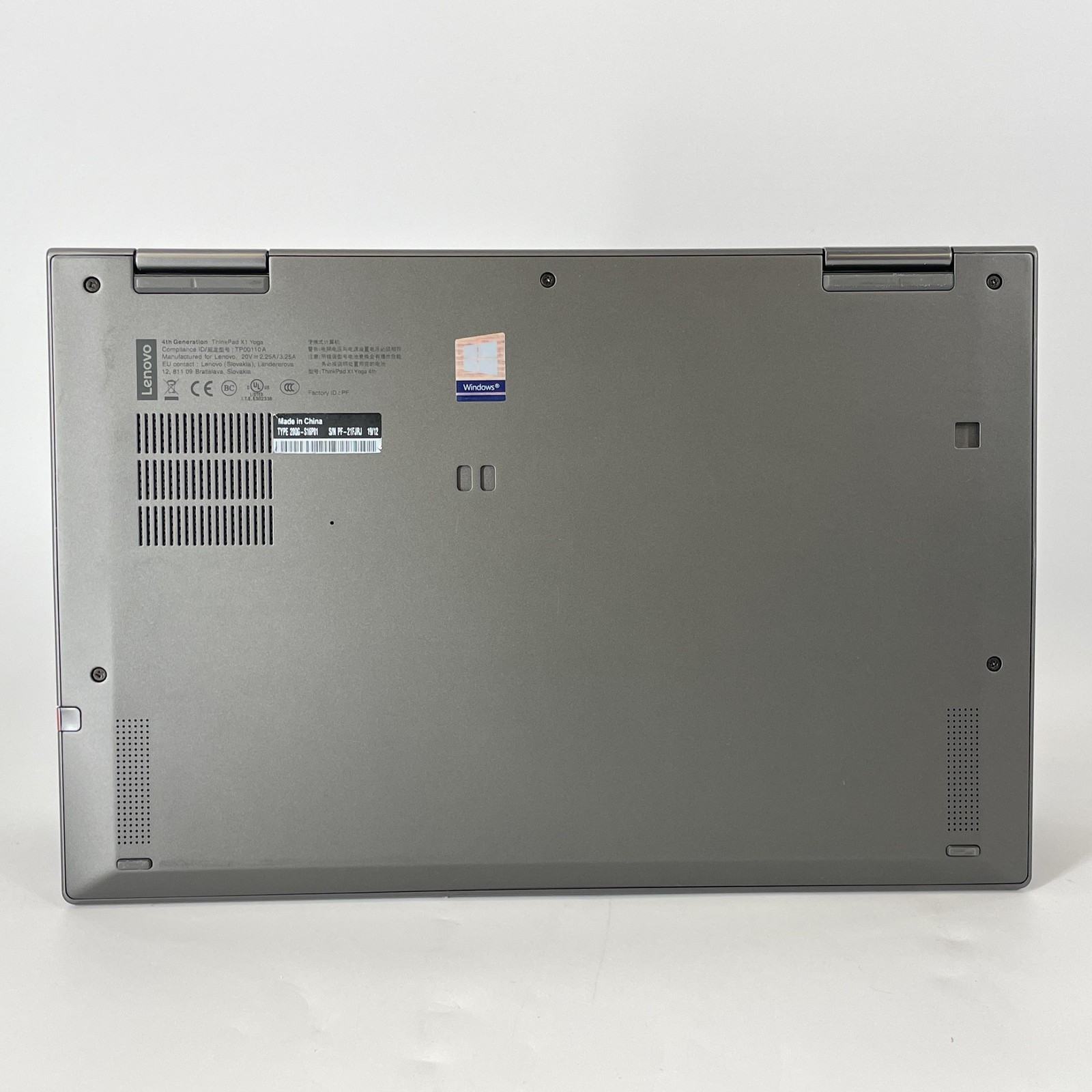 Lenovo ThinkPad X1 Yoga Gen 4 14 FHD TOUCH i7-8665U 1.90GHz 16GB 256GB SSD