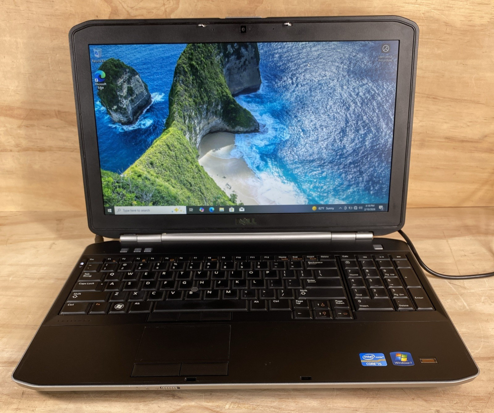 Dell Latitude E5520 15.6 i5-2510M 2.3 8GB RAM 500GB HDD Windows 10 Pro/ bad Bat