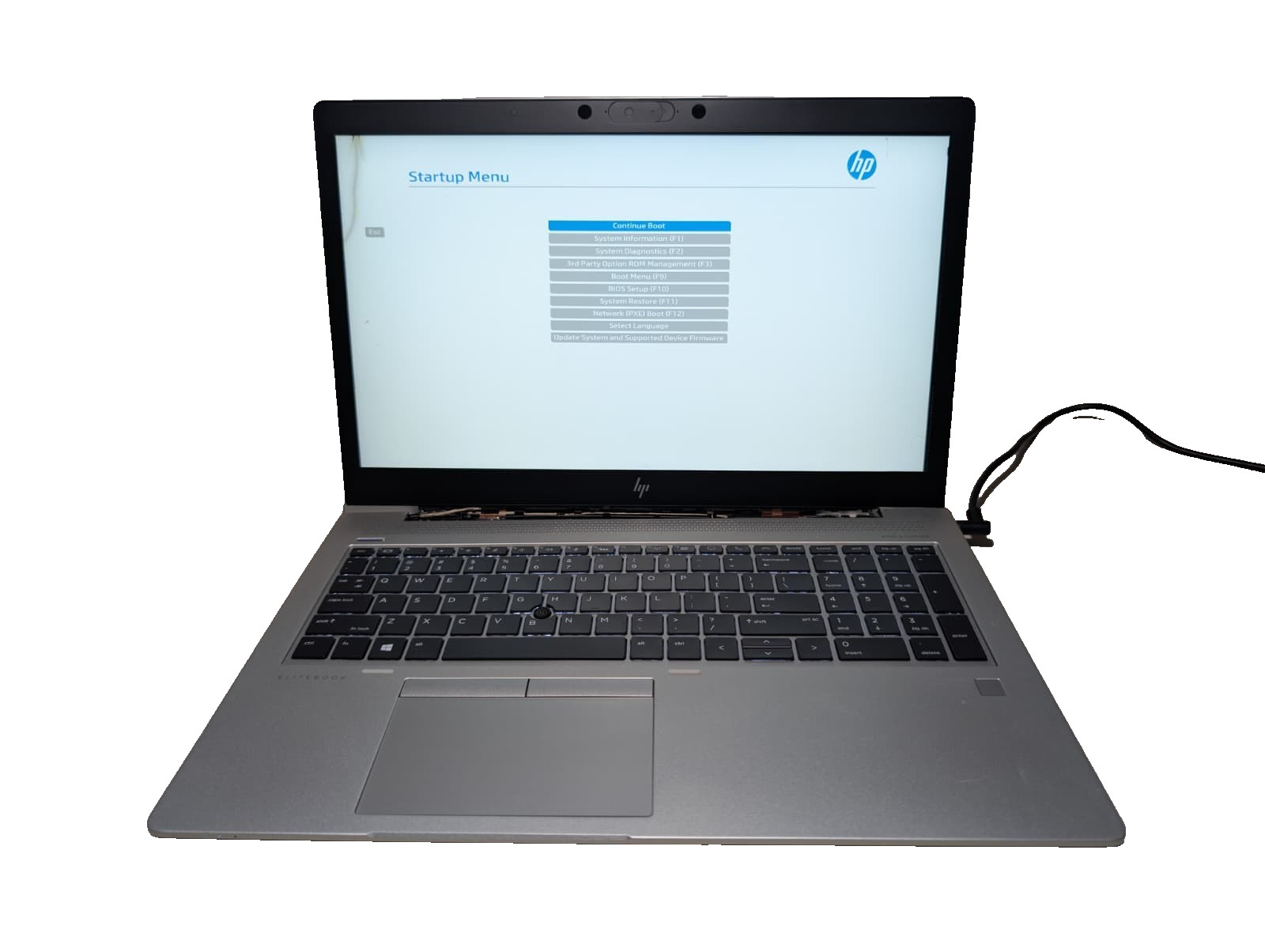 Read! HP EliteBook 850 G6 | i7 8th Gen 4GB RAM NO SSD | Backlit FPS Boot to Bios